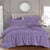 Pacha Home Double Face Comforter with 2 Pillow Case Model Diana-Size: 220 cm x 240 cm - Color: Viole - Safqqa