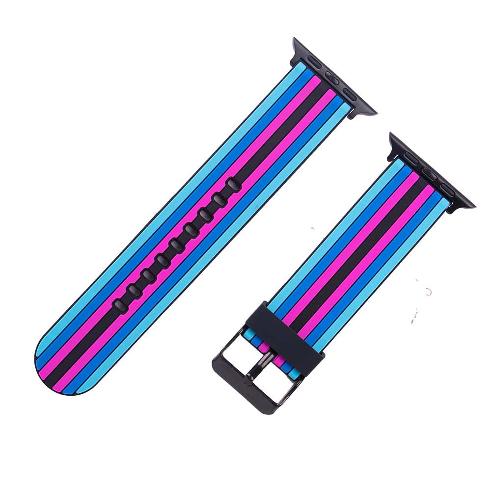 Generic Silicone Waterproof Watch Replacement Strap – Lines Design