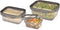 Plastic Rectangular Transparent Gray Lock Fit Food Keeper – Airtight Storage with Turkish Quality