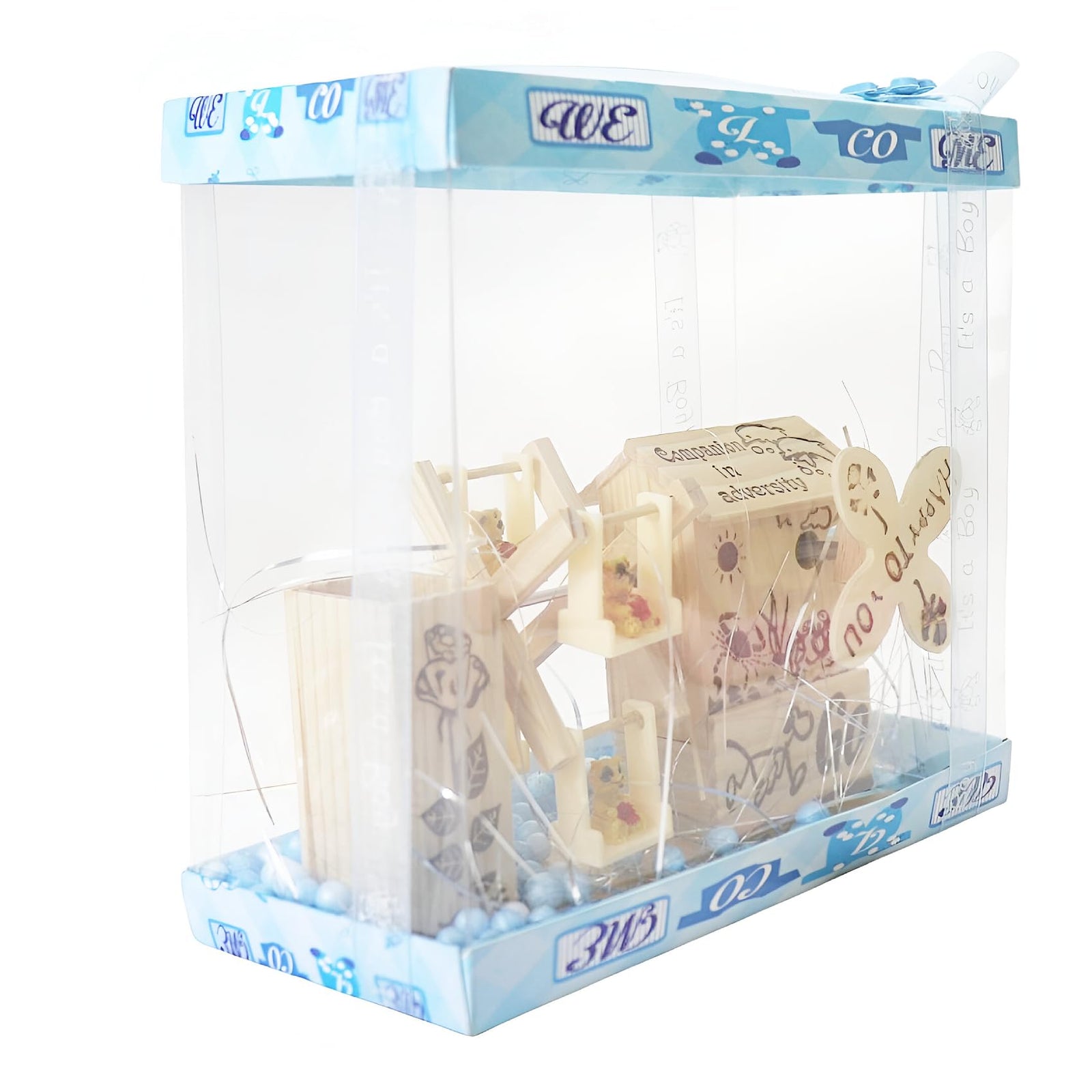 مجموعة هدايا استقبال المولود الجديد على شكل مزرعة للأولاد من ويلكوم بيبي