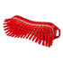 Maya Hand Scrub Brush Resin Set Stiff ( 210 x 70 mm ) Red 95063