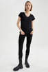 DeFacto womens N8387AZ T-Shirt