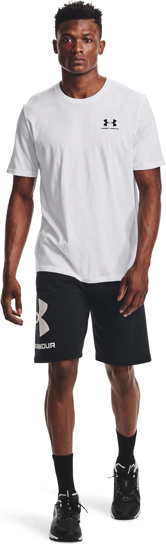 Under Armour Men Sport T-Shirt White Short Sleeve Pack of 1