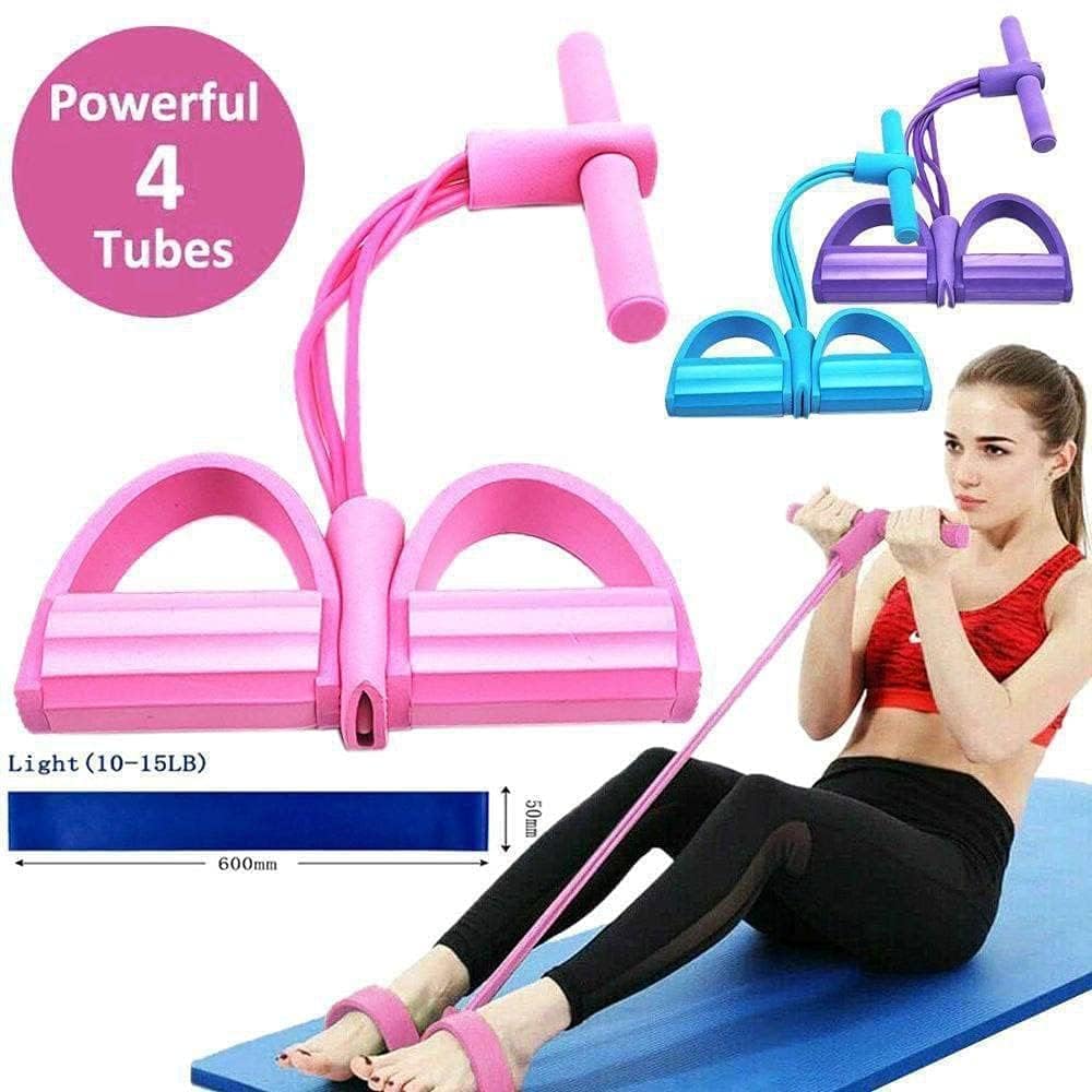 Generic Fitness 4 tubes for cunning, tummy & hip tightening arm & back & foot - Safqqa Egypt