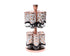 Oxford Oval Rotating Stainless Steel Spice Dispensers 13-Piece Set