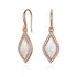 Mestige Women's Rose Gold Plated Crystals Earrings MSER3332