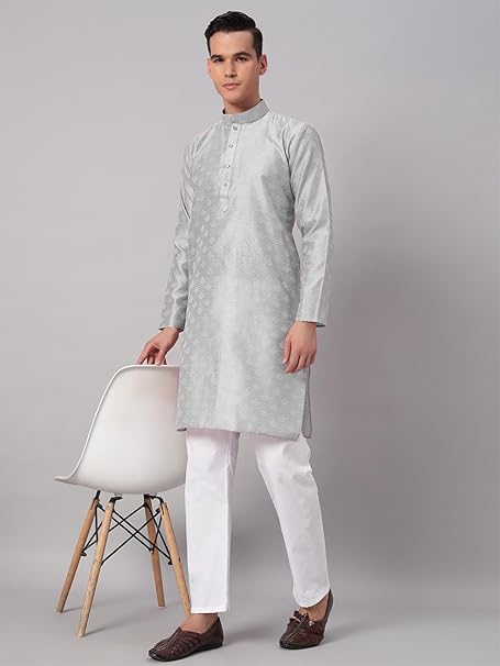 Styleville.in Men Cotton Textured Pajama Set Grey – Safqqa Egypt