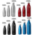 Dilwe VGEBY1 Stainless Steel Water Bottle, Insulated Leak-Proof Bottle Keeps Drinks Hot & Cold Easy Washing(500ML-Blue)-Damage Box