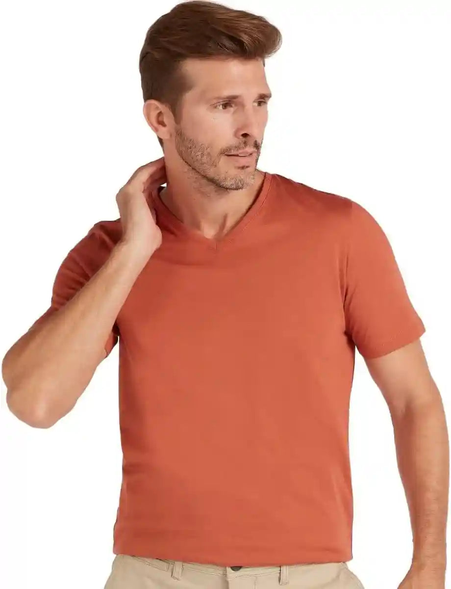 Splash mens 6204733 M H SL V NK T-Shirt - Safqqa Egypt