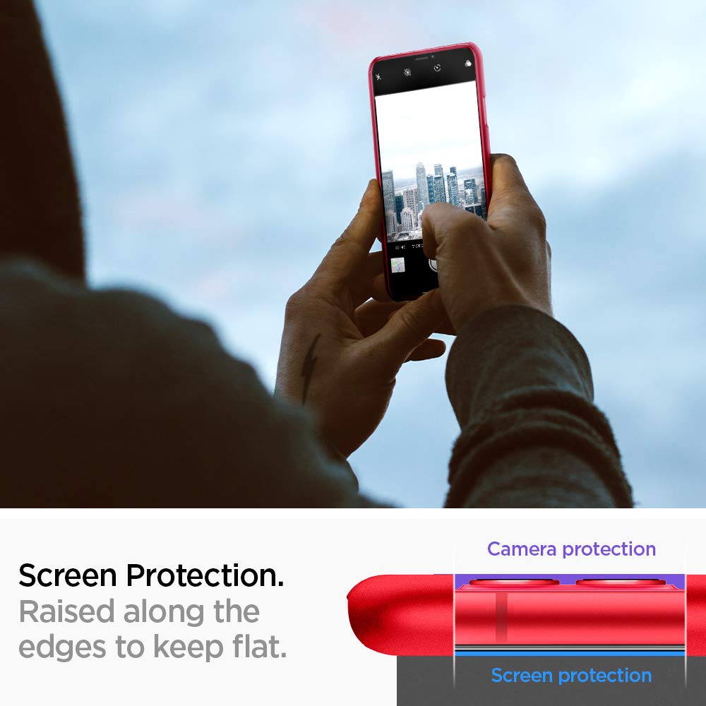 Spigen Thin Fit designed for iPhone 11 case cover - Red