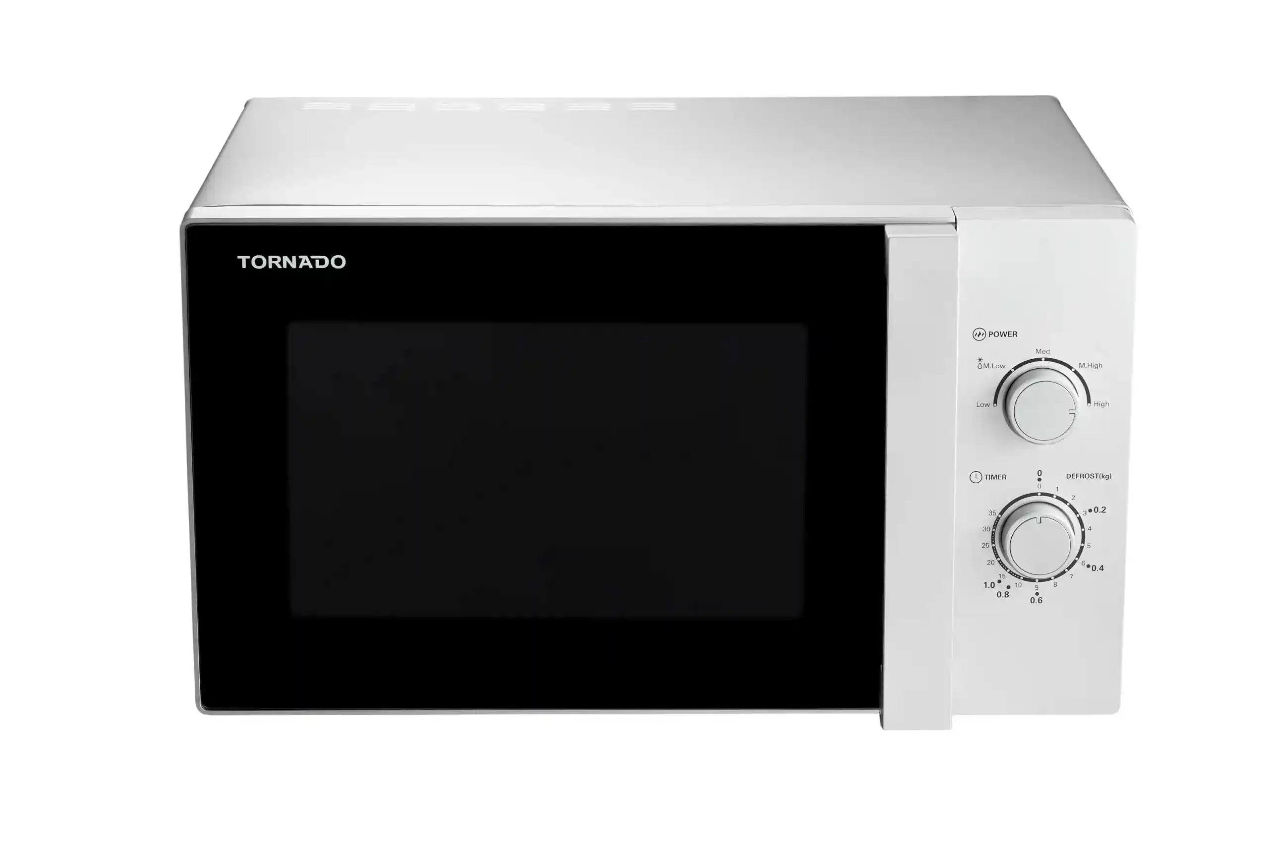 TORNADO Microwave Solo 25 Liter 900 Watt Silver TM-25MS- Damage Box - Safqqa Egypt