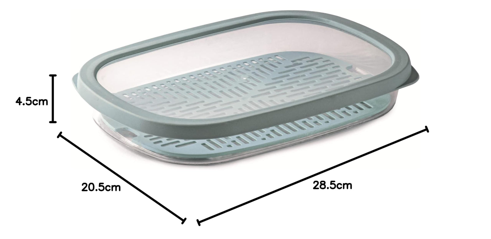 Snips Saving Food Container - 1,50 L- 28,5 x 20,5 x 4,5 cm Made in Italy