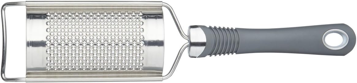 KitchenCraft Professional Cheese/Nutmeg Grater with Soft-Grip Handle, 25.5 cm (10