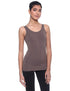 Dice womens Round Neck Solid Tank Top