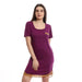 offcliff Women Deep Round Neck Comfy Sleepshirt With Lace Detailing NIGHTGOWN_NIGHTSHIRT - Safqqa Egypt