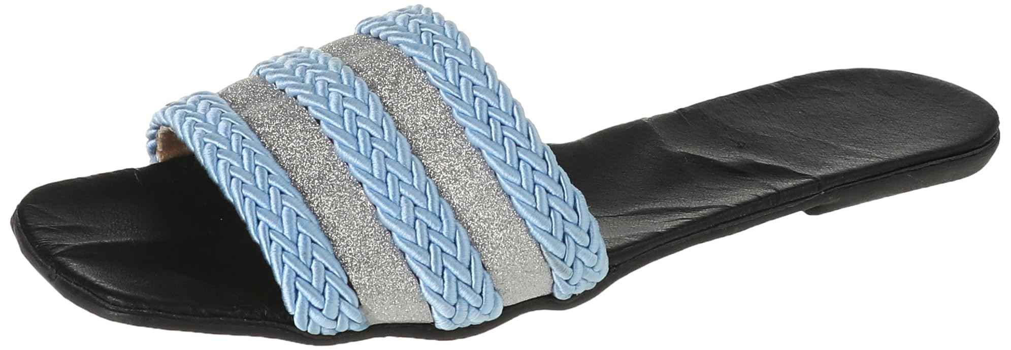 OX Faux Leather Slides OX0010 For women, - Safqqa