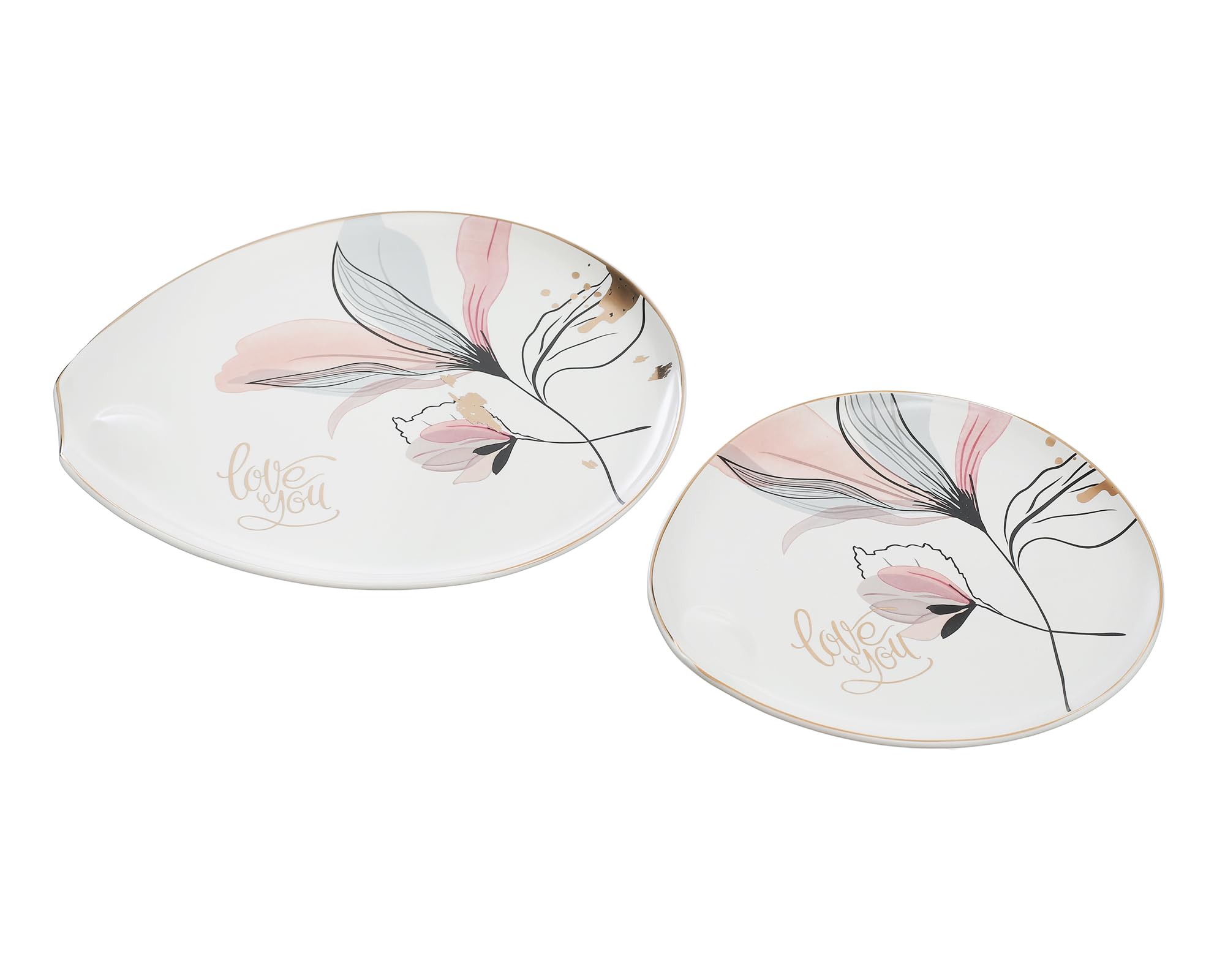 Oxford 24-Piece Tea Set – Elegant Porcelain Design for Home and Parties - Two pieces missing (cup and saucer)