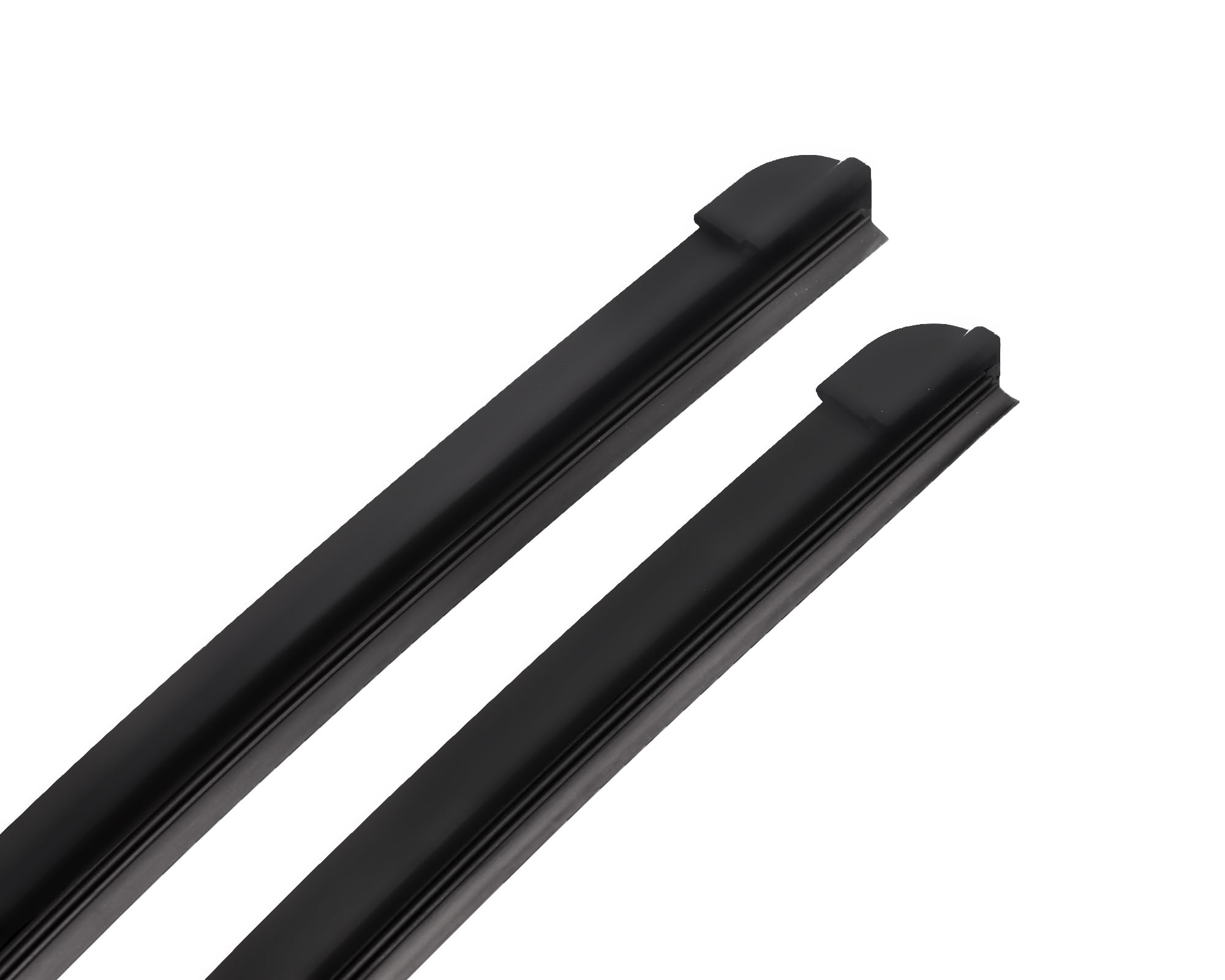 Generic ND038 Set Of 2 Pieces OF Car Wiper Blades For Chevrolet Optra, Size 22-19 With Perfect Design, Premium And Long Lasting Material - Black - Safqqa Egypt