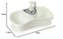 Snips Soap Storage Box for Sponges and Dispensers 26 x 11.5 x 14.5 cm -100% Recycled Plastic Made in Italy, White