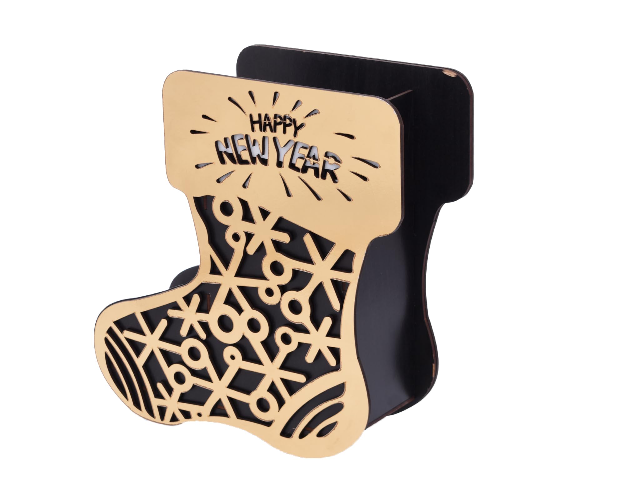 Generic Wooden Remote Control Holder With a Syrup Design