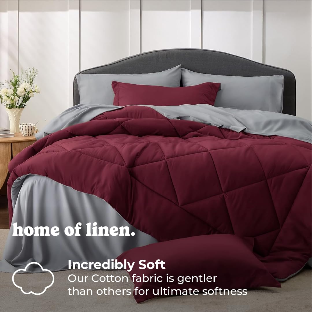 Home of Linen Quilt – Double-Sided Design & 2.8KG Warm Comfort