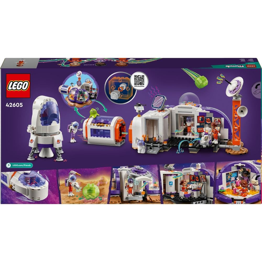 LEGO Friends Mars Space Base and Rocket, Vehicle Set with Rover and Spaceship Toy