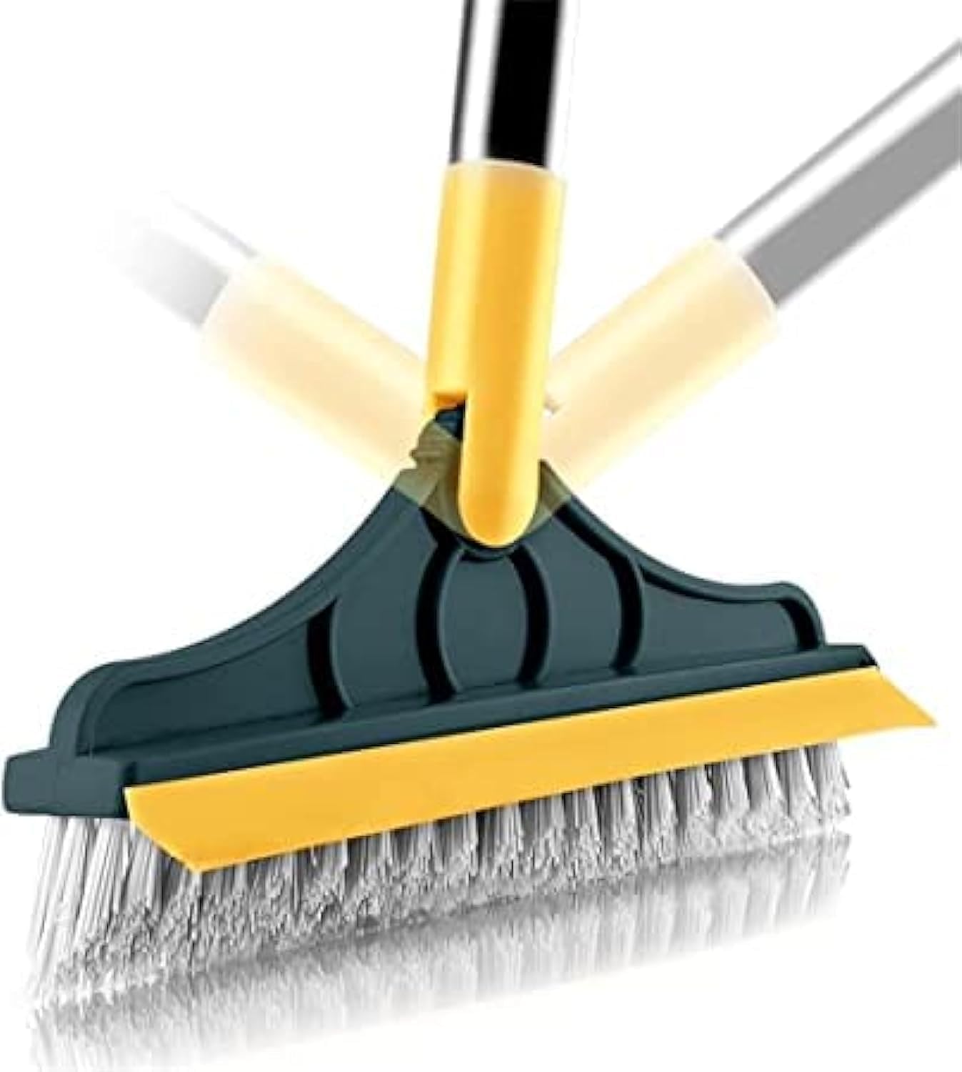 فرشاة تنظيف الارضيات بمقبض طويل قابل للتعديل لتنظيف ارضية الحمام والمرحاض