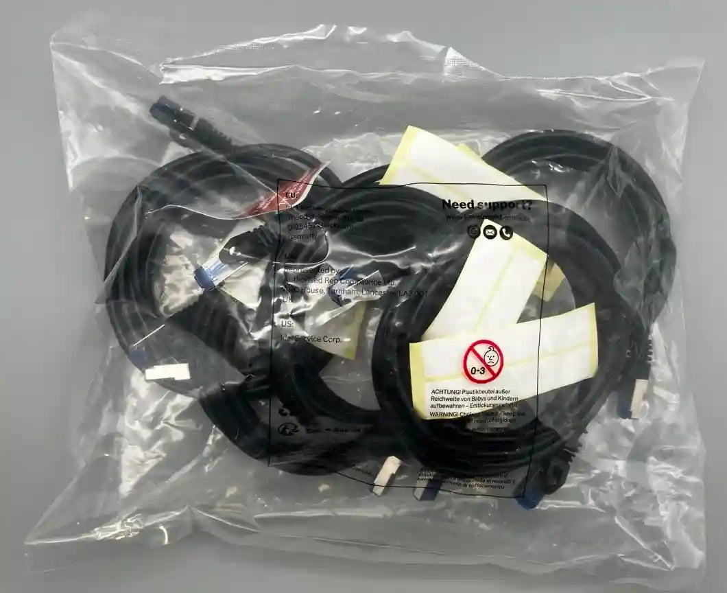 KabelDirekt 724 5m x5 Ethernet, patch & network cable (transfers gigabit internet speed, ideal for 1Gbps networks/LANs, routers, modems, switches, RJ45 plug ) black/silver - Safqqa Egypt