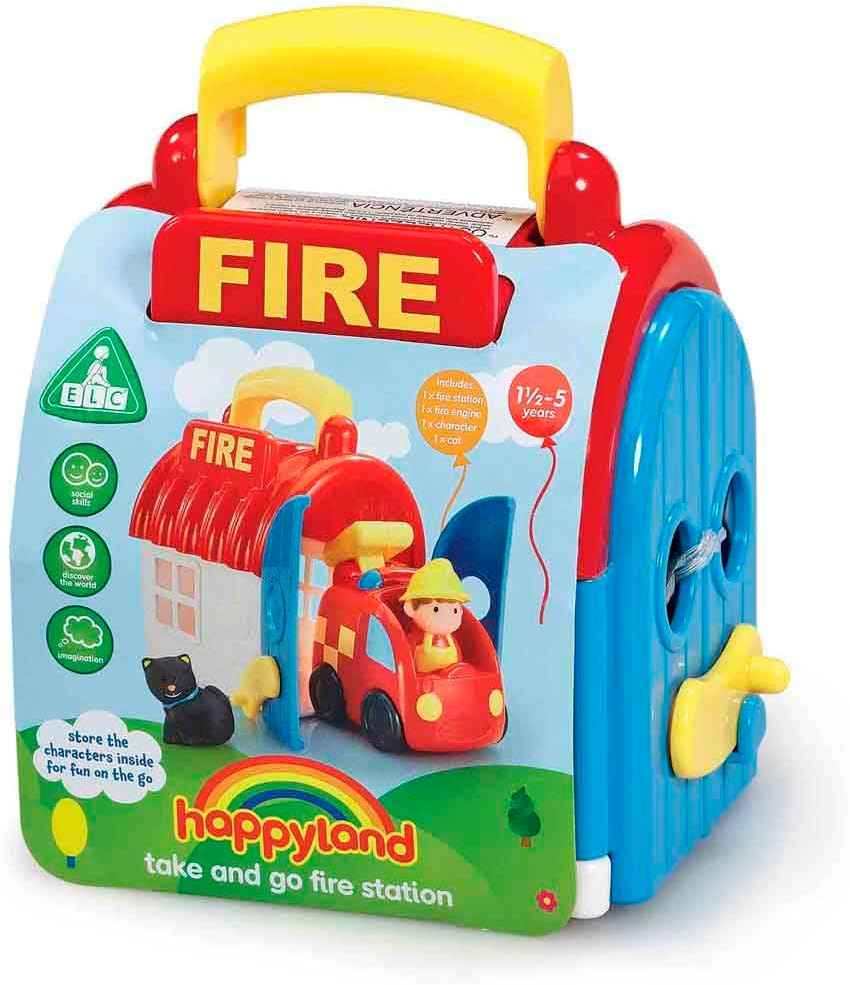 محطة إطفاء محمولة للأطفال من Early Learning Centre – مجموعة لعب HappyLand