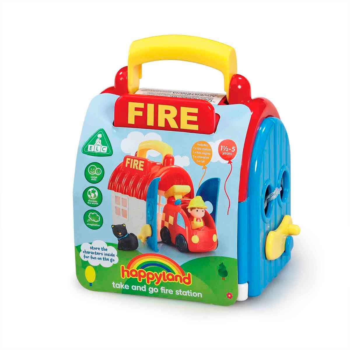 محطة إطفاء محمولة للأطفال من Early Learning Centre – مجموعة لعب HappyLand