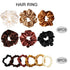 12 Pcs Satin Hair scrunchies, Colorful Silk Scrunchies Elastic Hair Tie Hair Band for Women Girls Teens Thick Thin Curly Hair