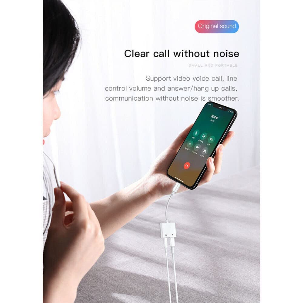 Joyroom S-Y104 Ben Series Lightning Audio and Charging Cable - White