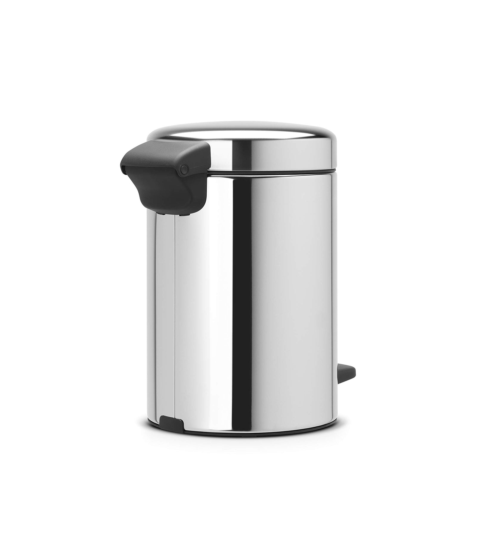 Brabantia Pedal Bin Newicon with plastic inner Bucket, Brilliant Steel - 3 L