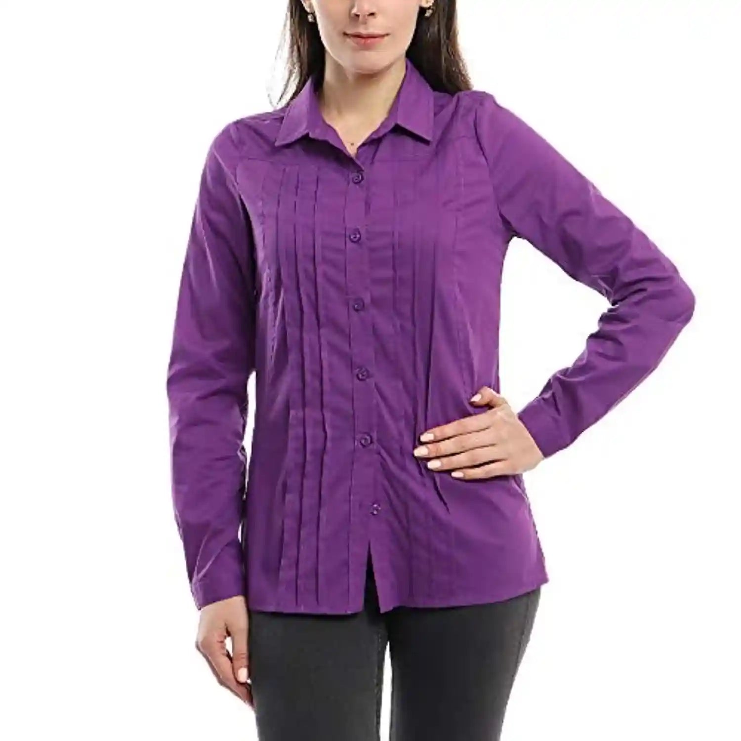 ESLA Long-sleeved Shirt Purple - Safqqa Egypt