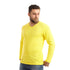 Off Cliff Men’s Plain V-Neck Long Sleeve Casual T-Shirt