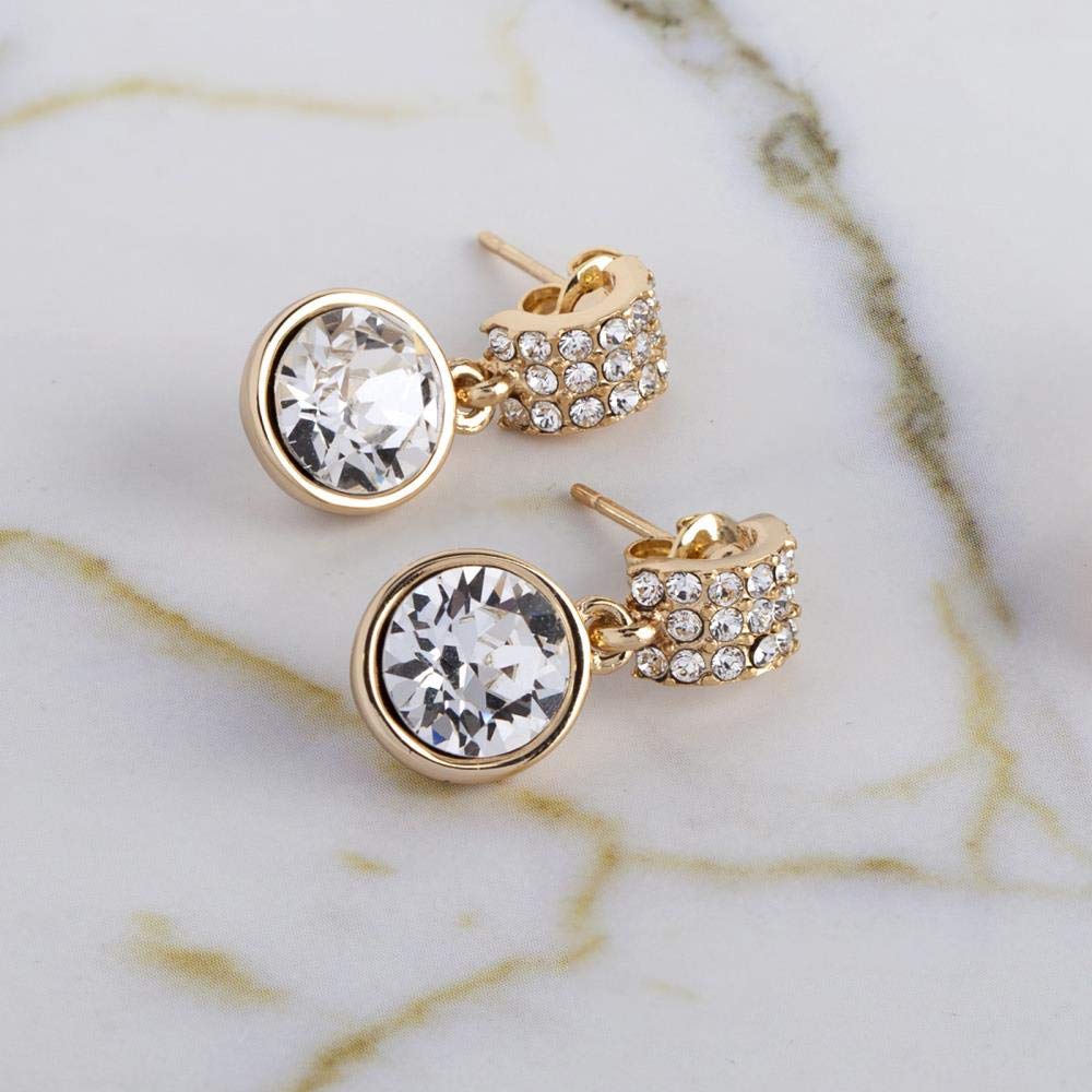 Mestige Women’s Drop & Dangle Earrings – Plated Crystals