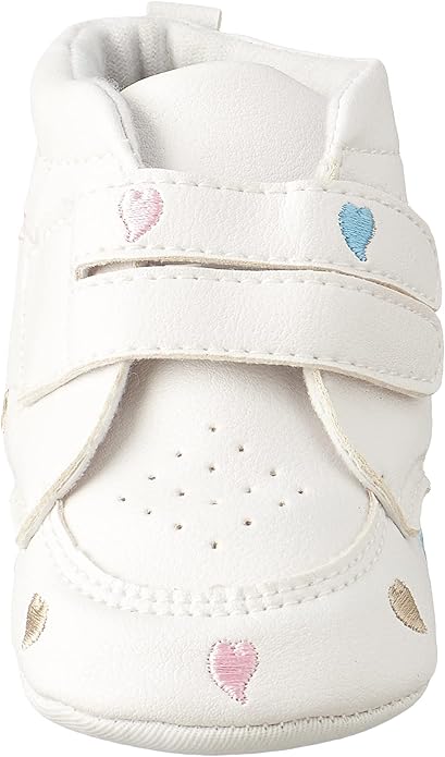 Mix & Max Embroidered Heart Velcro Strap Shoes for Girls