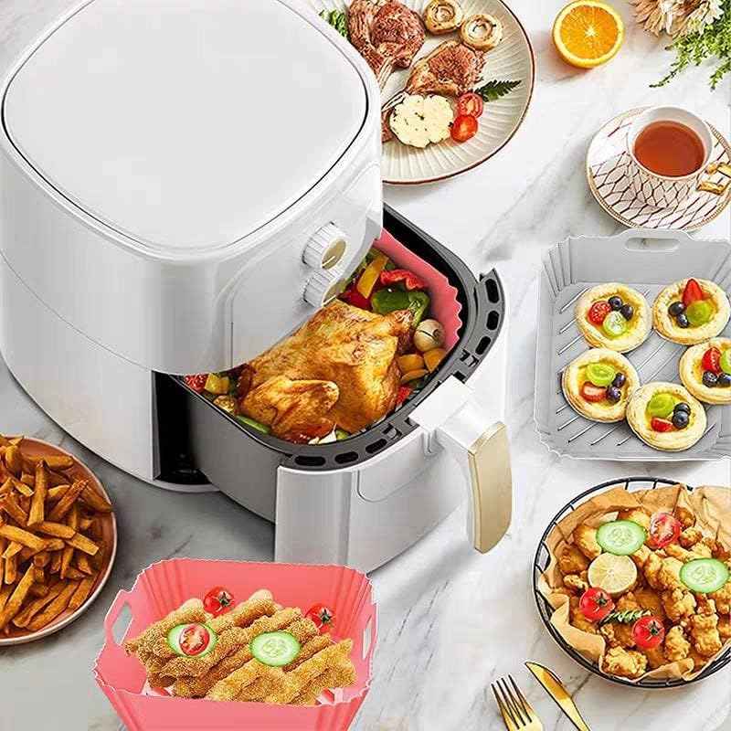 Silicone Air Fryer Liner – Reusable Non-Stick Liner, 22cm (1 Piece)