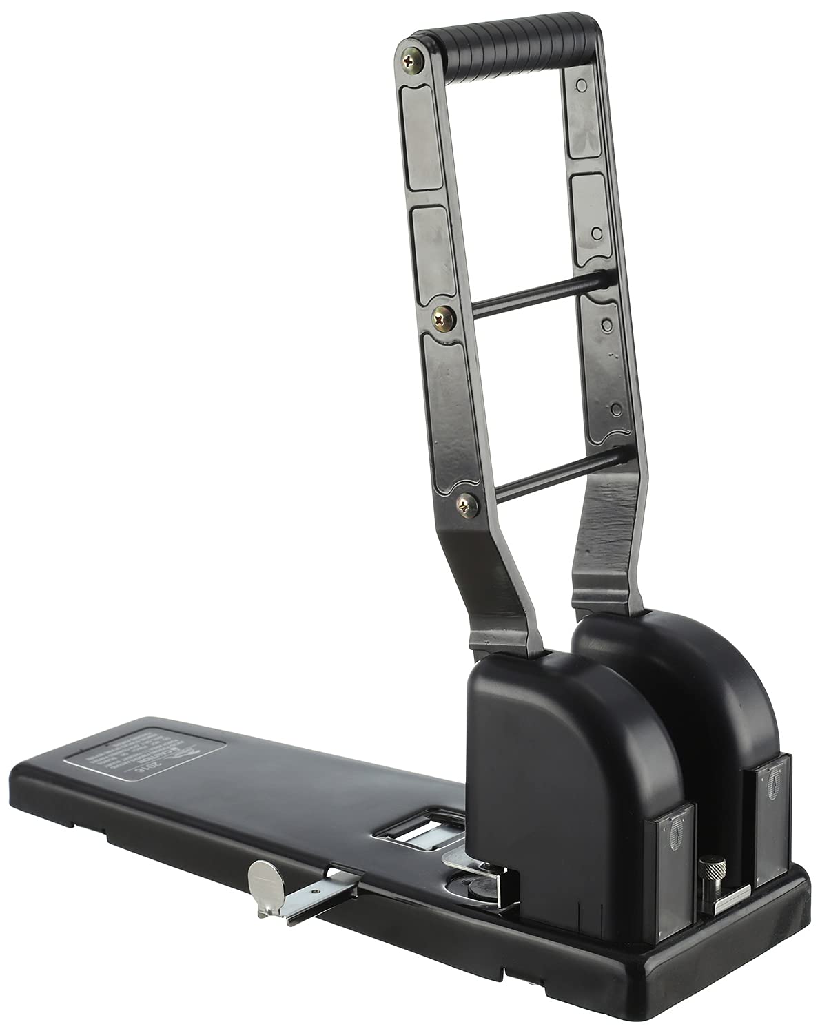 خرّامة الورق Jaguar 2016 أداة متينة وموثوقة مناسبة للاستخدام اليومي في المكتب أو المدرسة أو المنزل. تتميز بهيكل قوي يثقب الورق بدقة ونظافة، مما يجعلها مثالية لتنظيم الأوراق داخل الملفات