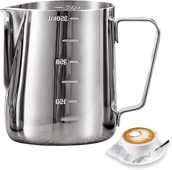 Stainless Steel Milk Frothing Pitcher – The Perfect Barista Tool for Latte & Cappuccino