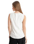 Dalydress Studs Embellished Sleeveless Blouse for Women XXL - Safqqa Egypt