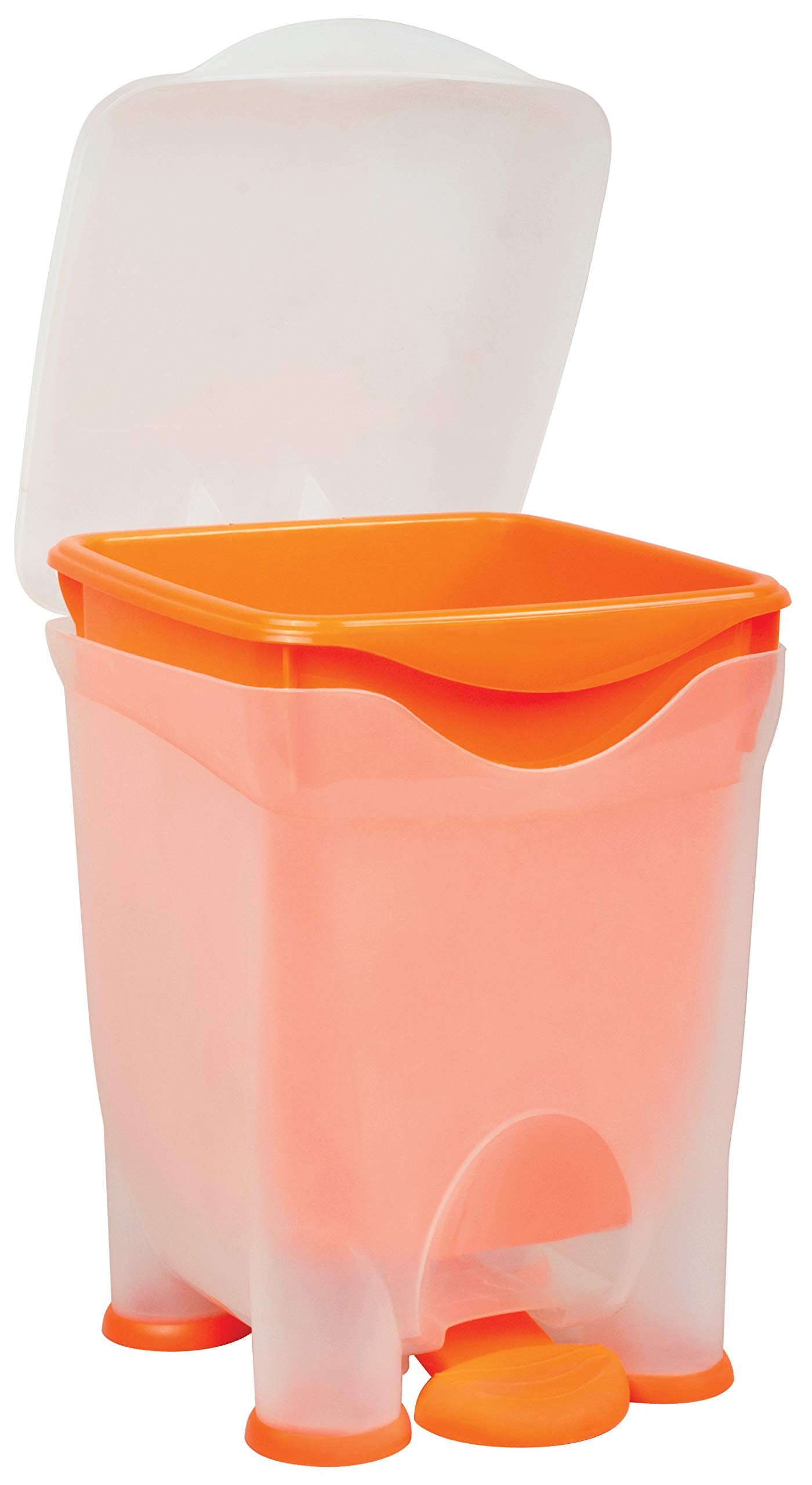 Mintra Home Trash Bins ,Orange Suitable for home, office, or workspace - Safqqa