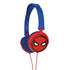 Lexibook  Spider-Man Peter Parker Stereo Headphone, kids safe, foldable and adjustable, red/blue, HP010SP