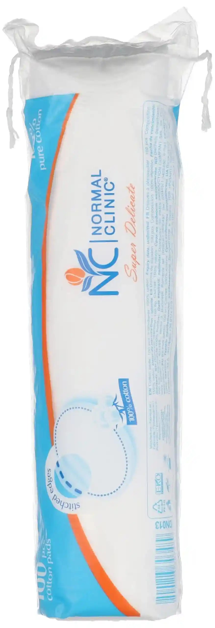 Normal Clinic Double Sided Cotton Pads – 100 Pieces