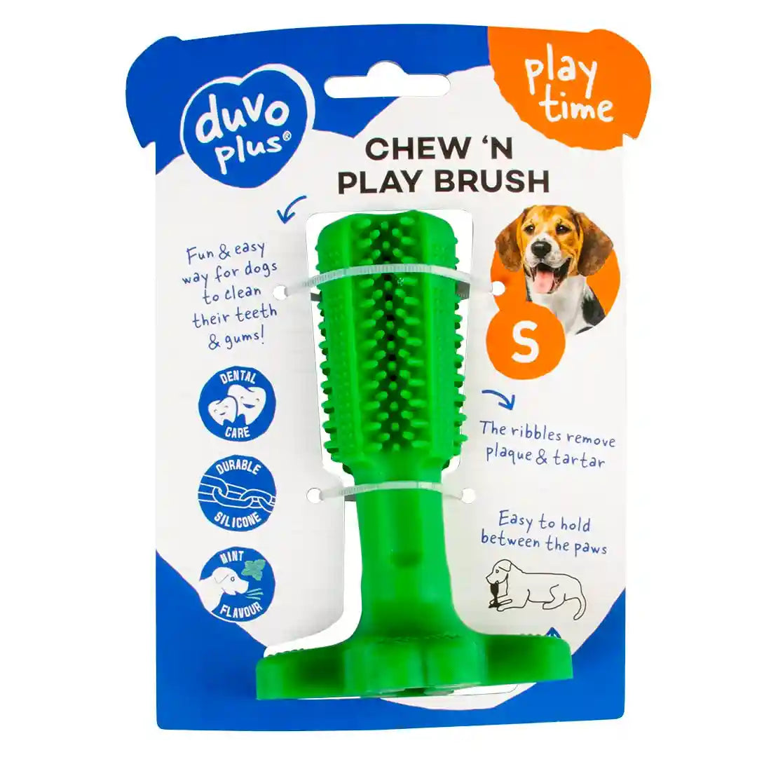 فرشاة مضغ ولعب Duvo+ Chew 'n Play – مقاسات صغيرة