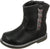 Sprox half boot polyster for girls- Black