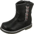 Sprox half boot polyster for girls- Black