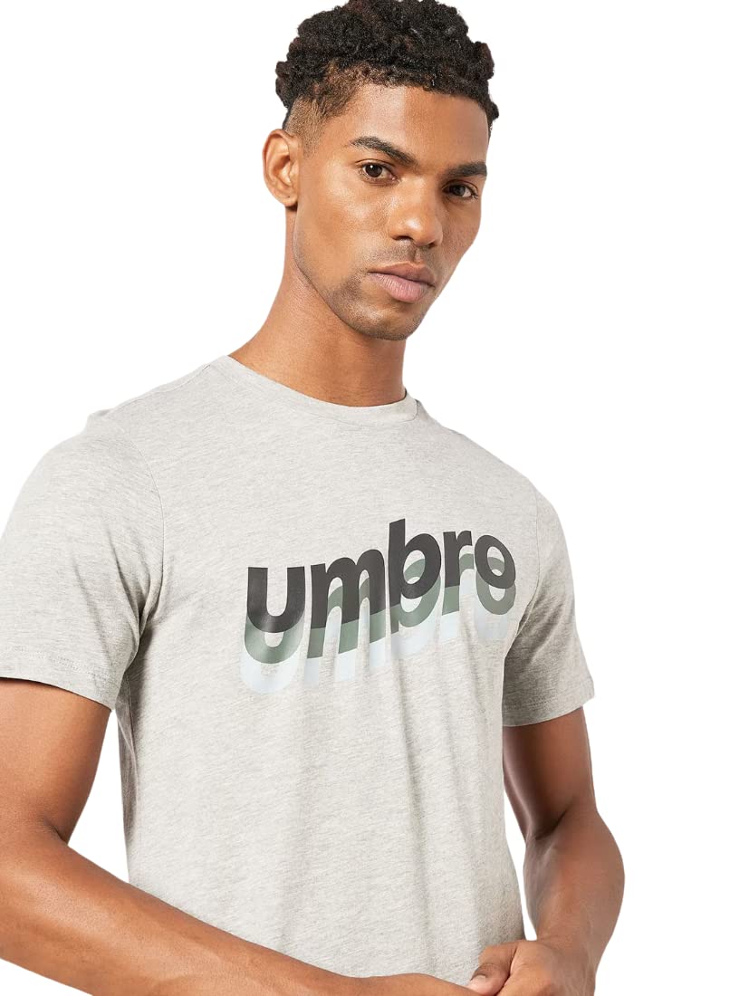UMBRO Men’s FW Linear Waves Graphic T-Shirt