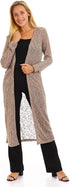 JAMILA Women’s Long Open Neck Cardigan Sweater