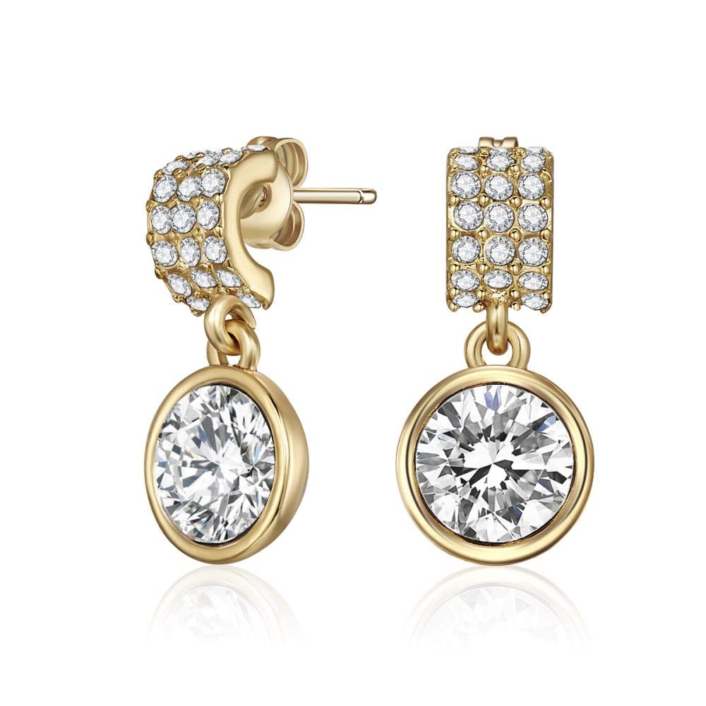 Mestige Women’s Drop & Dangle Earrings – Plated Crystals